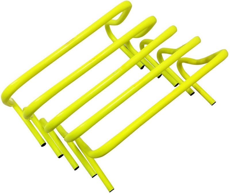 wWAR Adjustable Agility Hurdles for Speed & Footwork Training – Kids & Adults 9 Inch Plastic Speed Hurdles(For Adults Pack of 4)
