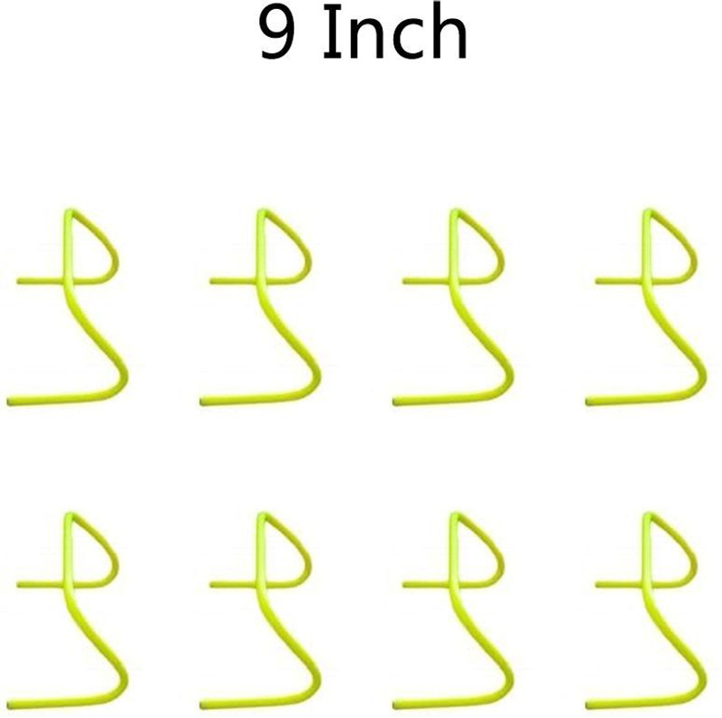 fitplayr Speed Training Hurdles 9 Inch Sports Practice Track Hurdle Plastic Speed Hurdles(For Adults Pack of 10)