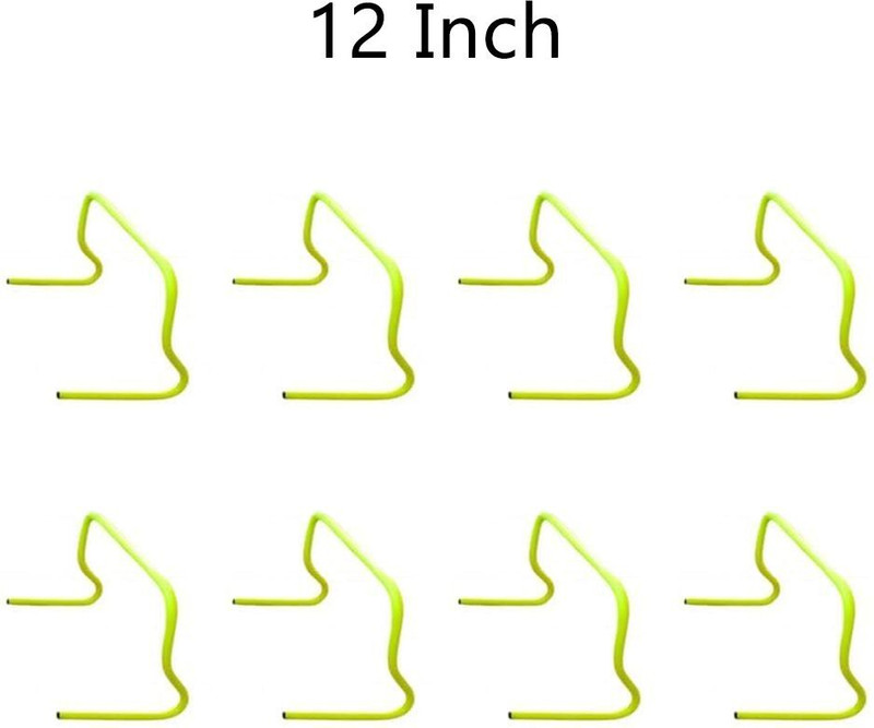 M G T R Speed Training Hurdles Sports Practice Hurdle Track 12 Inch Height Plastic Speed Hurdles(For Adults Pack of 4)