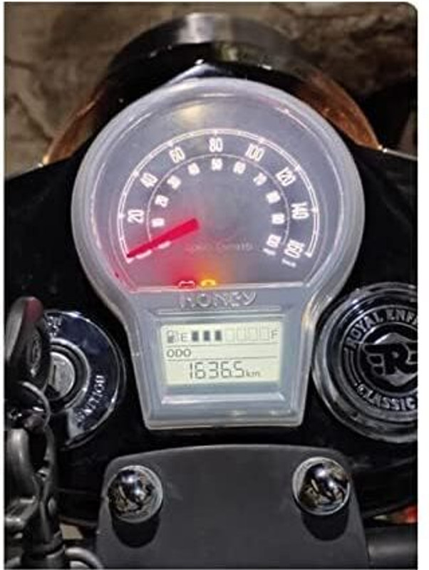 RoyalWolf - Speedometer Cover/Cap Compatible with RE Reborn 350 AND STANDARD Analog Speedometer(Royal Enfield Classic)