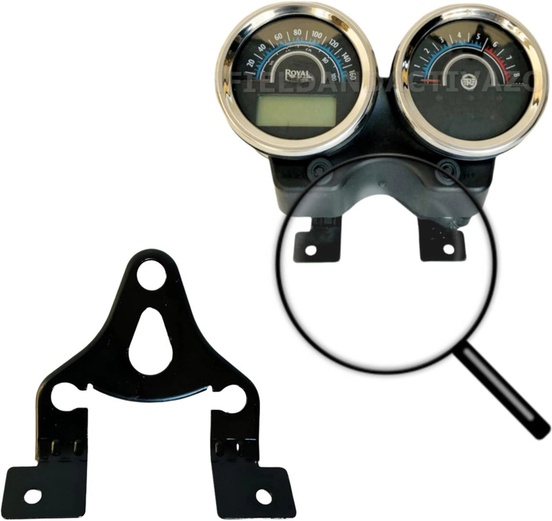 EAZ Speedometer Mounting Clamp Bracket Plate Analog Speedometer(Royal Enfield Thunderbird, Thunder Bird 350, Thunder Bird 500)