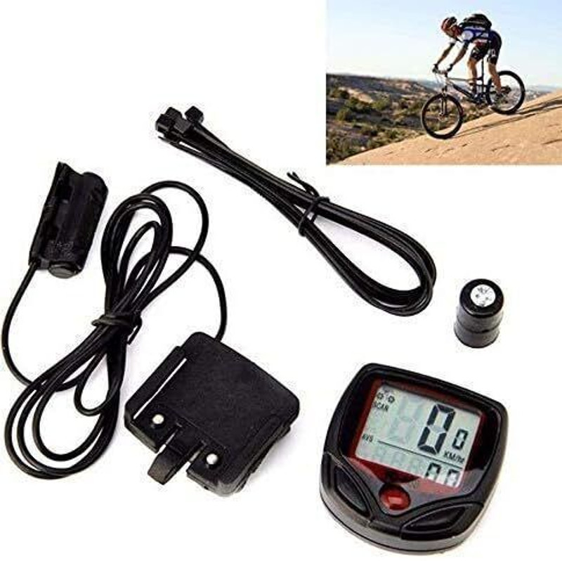FCC RACING Function Bicycle Computer Odometer Speedometer Digital LCD Bike Meter Digital Speedometer(1 Series)