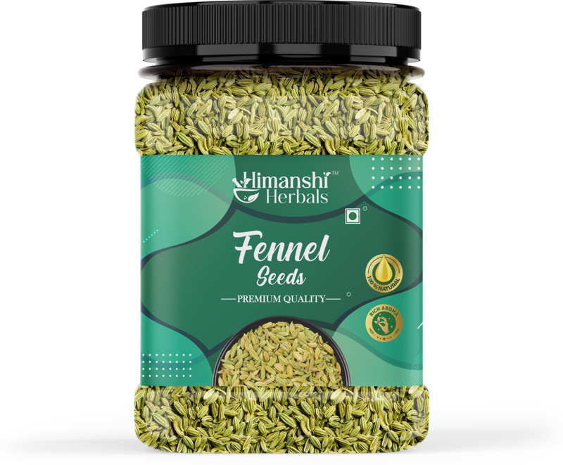 HIMANSHI HERBALS Green Fennel Seeds | Natural Saunf for Digestion | Fresh Breath | Spice Seeds(250 g)