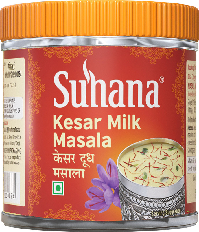 SUHANA Kesari Milk Masala/ Powder 100g - Pack of 1(100 g)
