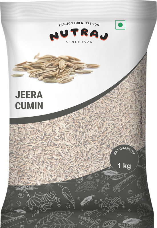 Nutraj Whole Cumin Jeera 1 Kg, Cumin Seed, Sabut Jeera, Jeera Spice Whole, Jeera Sabut(1 kg)