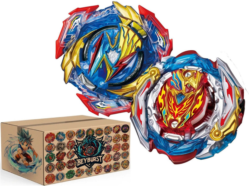 Beyburst B-193 Ultimate Valky Lg V'-9 + B-201 Zest Achill + A Gear Top(Multicolor)