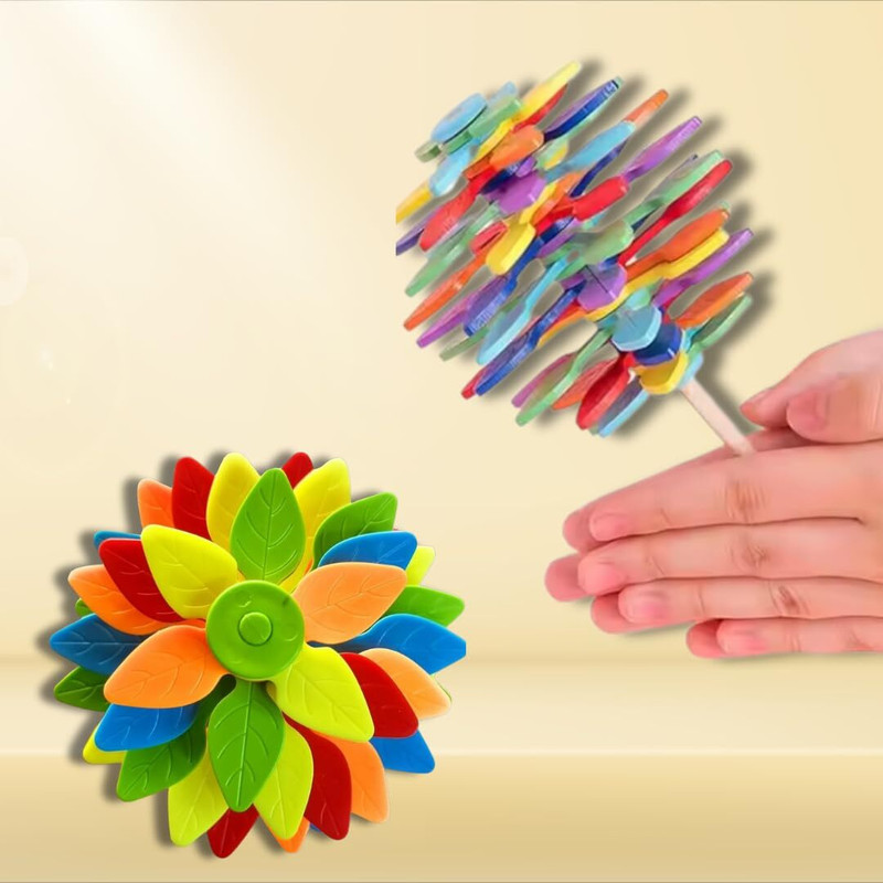 SHASHIKIRAN Spinning Candy Flower Toy(Multicolor)