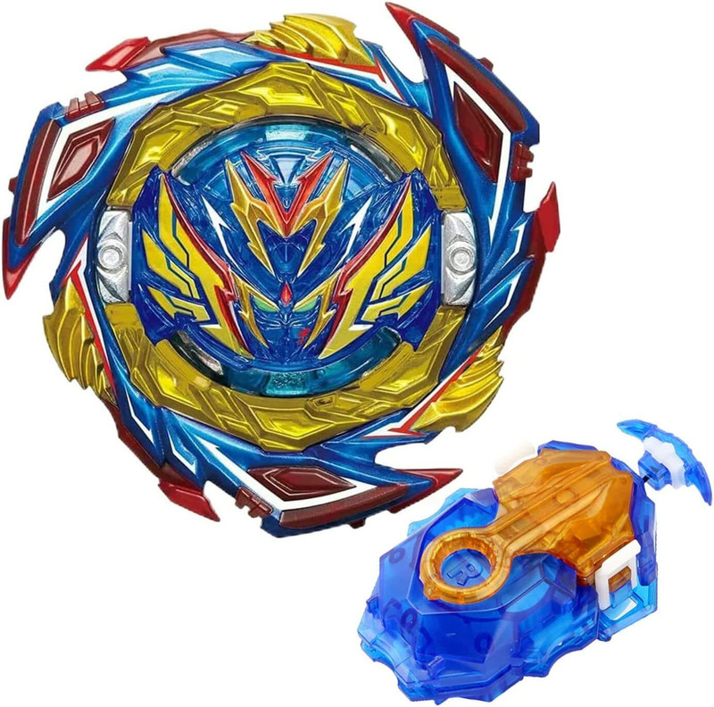 Authfort Battling Tops B-187 Savior Valky.Sh-7 Gyro Toys for Kids with Launcher(Multicolor)