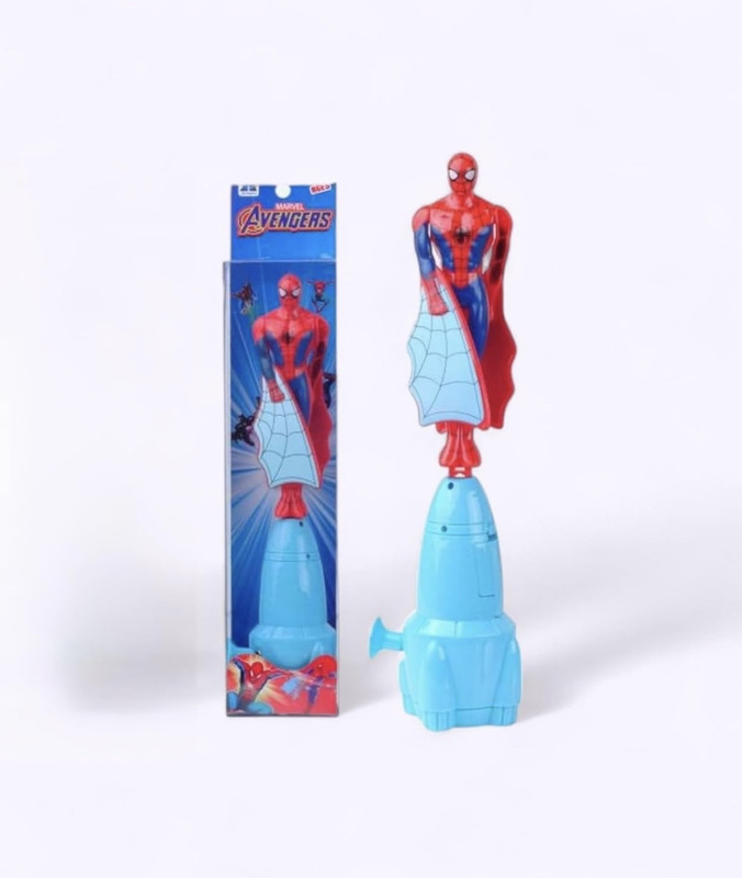 mmm SpiderMan Hero Flying Launcher (Blue, Red)(Blue, Red)