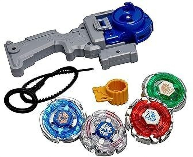 MY BABY LOVE A PERFECT CARE 4 in 1 Metal Fusion 4D Spinning Top for Kids Beyblade with Beautiful Design(Multicolor)