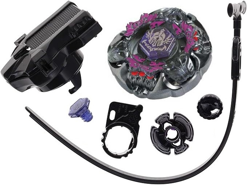 Funstars Gravity Perseus F:D Metal Fusion Spinning Top with String Launcher(BB80)(Black)