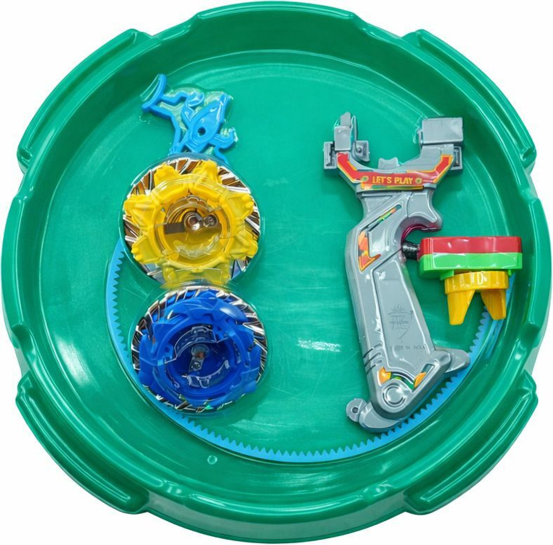 Liztora Gyro Spin Battle Set with Stadium, Launcher & High-Speed Tops for Kids(Multicolor)