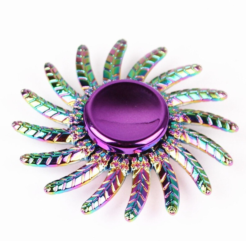 CrazyBuy Metal Spinner Fidget Toy Shinny Full Metal Stress Reliver for Kids(Random 1PCS)(Multicolor)
