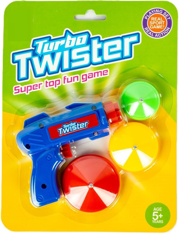 zokato Turbo Twister Spinning Top with Launcher, Super Fun Game Toy for Kids(Multicolor)