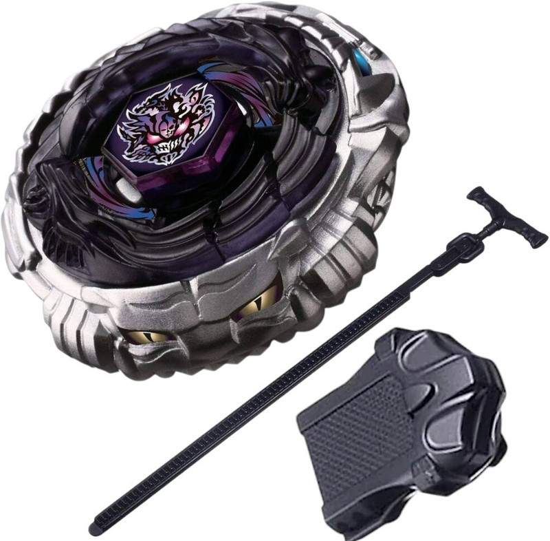 Battlekid BB-122 Diablo Nemesis X:D Metal fury Bey Set with Pull Launcher(Multicolor)