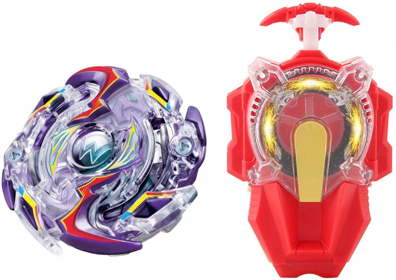 Authfort BEYBUST B-165 Sparkling Bey Right Spin & B-41 Wild Wyvern .V.O Top(Multicolor)