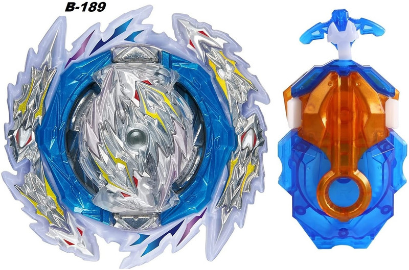 CrazyBuy Beyblade Burst B-189 Guilty Longinuss DB Beyblede with B-184 LR Launcher Set toy(Multicolor)