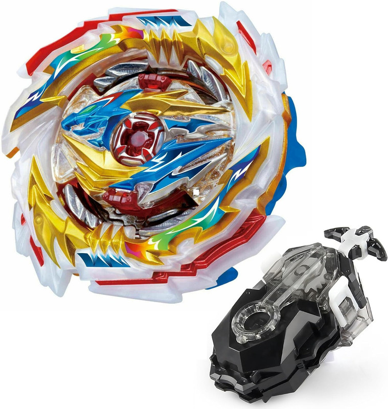 Authfort BEYBLEDE BURRST SUPR KING B 171 Tempst Dragoon SPINNING TOP WITH LAUNCHER -(Multicolor)