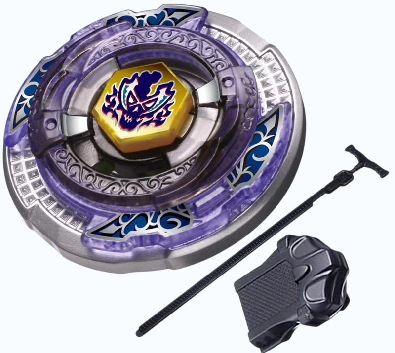 Battlekid BB 113 Scythe Kronos T125EDS Metal fury Bey Set with Launcher(Blue, Silver)