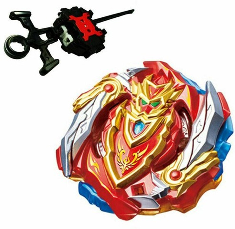 Battlekid B-129 Starter Set Turbo Achilles Burst Bey Set with Launcher(Multicolor)