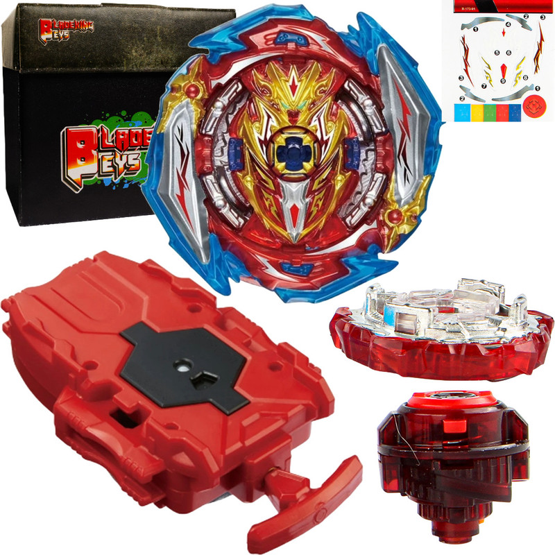 MQSTORMGYRO B173-01 Infinite Achilles Shield Dimension' 1B + string launcher L/R + box(Multicolor)
