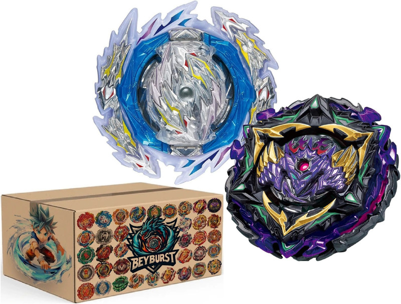 Beyburst B-175 Lucif End King Dr + B189 Guilty Longi + L Gear + Spinning top(Multicolor)