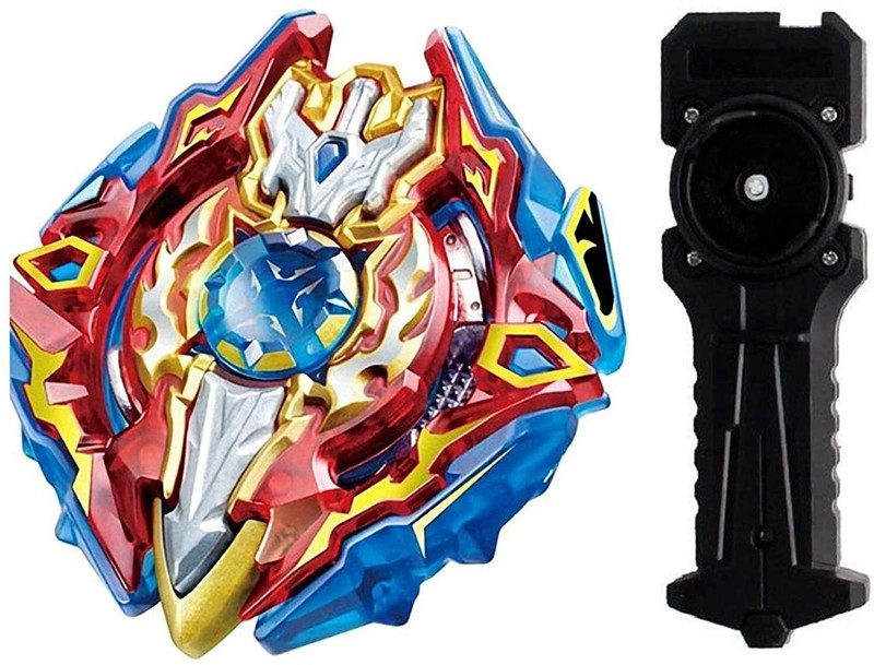 BEYBLADE B-92 Sieeg Xcaalibur.1.1r Attack Type Spinning Top with Launcher(Multicolor)