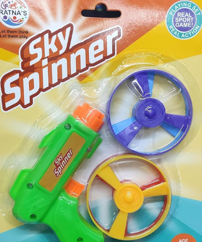 TOYXIITY MALL Flying Wheels and Spinning Tops Toy for Kids Fun Play Toy Set(Multicolor)