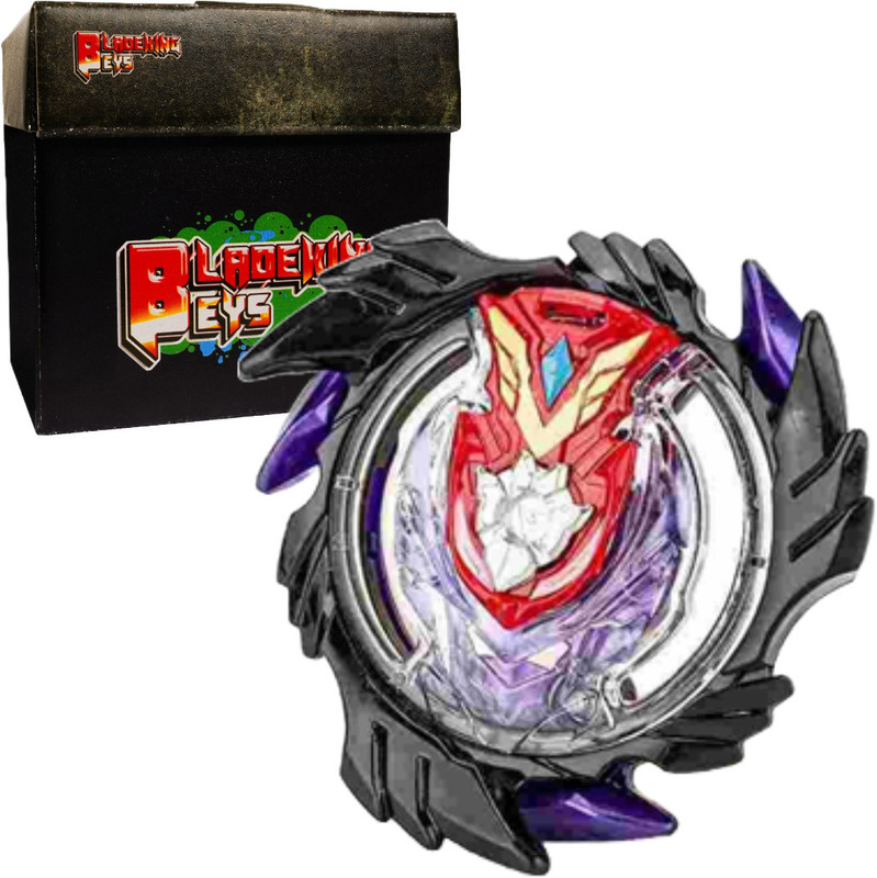 BLADEKING BEYS B00-73 black God Valkyrie 6Vort'x Reboot (black) + Toy Storage Box(Multicolor)