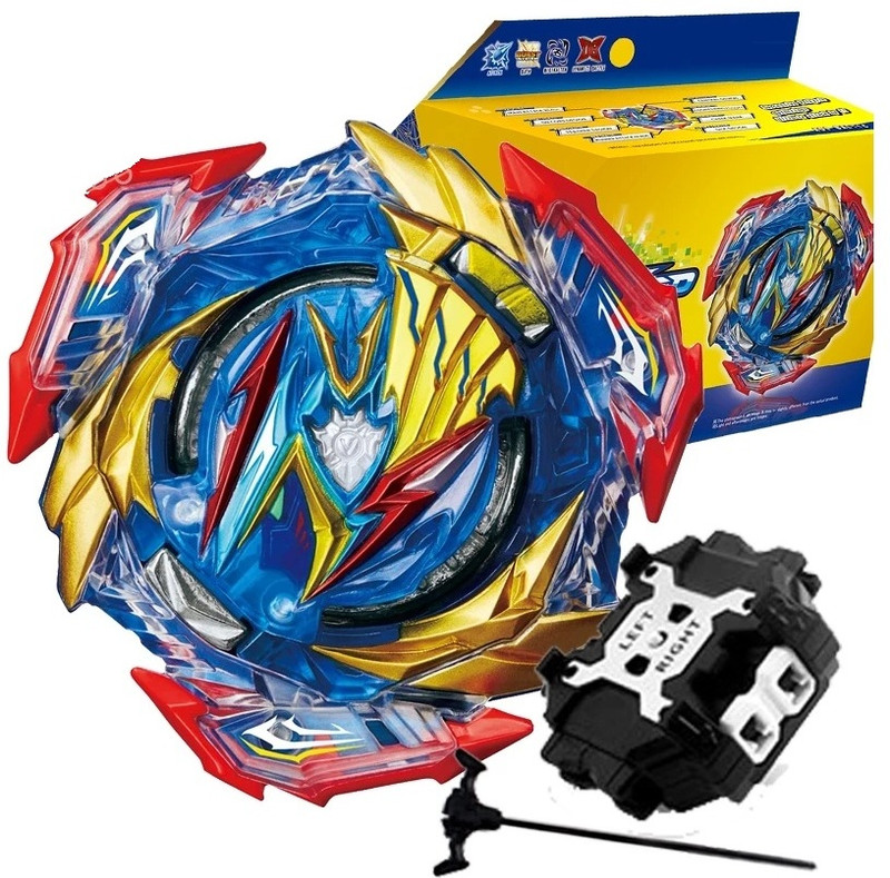 Authfort DB B-193 Ultimate Valky .Lg.V'-9 Spinning Top Bey with Custom Launcher LR(Multicolor)