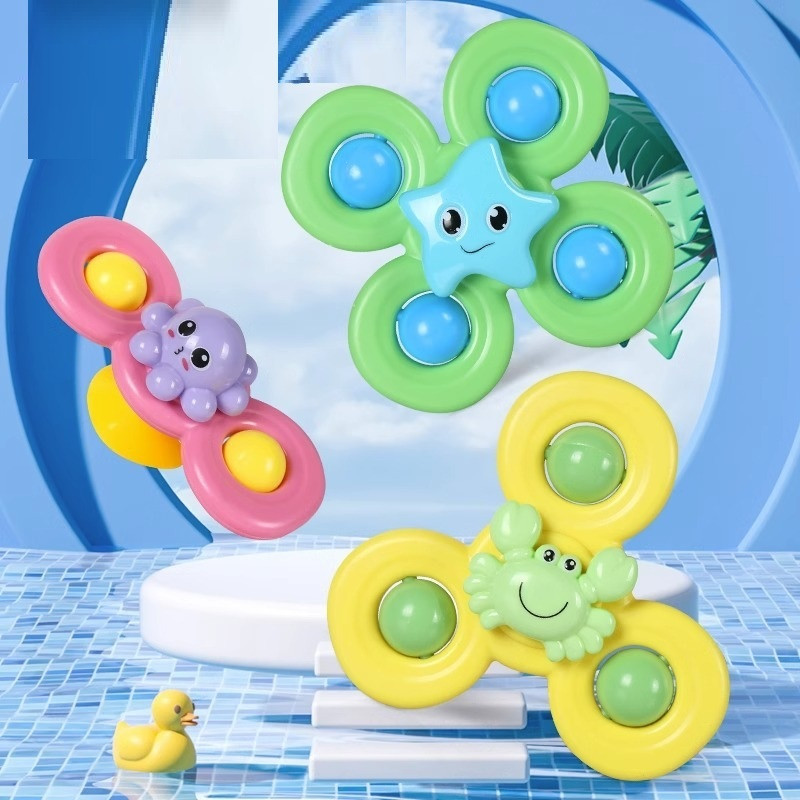 Dorytoys suction toy for travel 3 pcs(Multicolor)