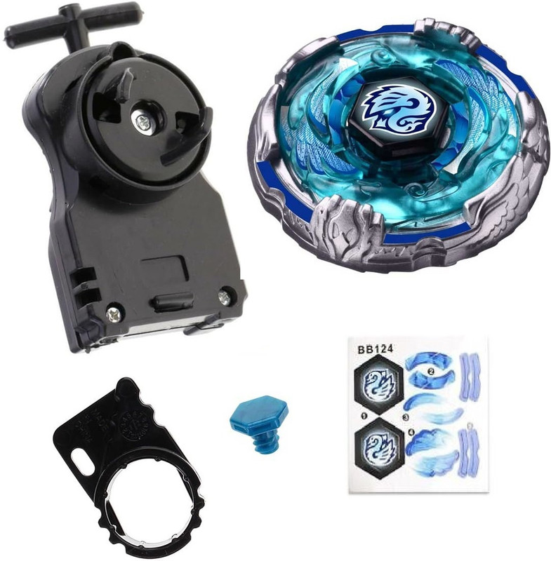 Funstars Kreis Cygnus 145WD Metal Spinning Top with String Launcher(BB124)(Blue)