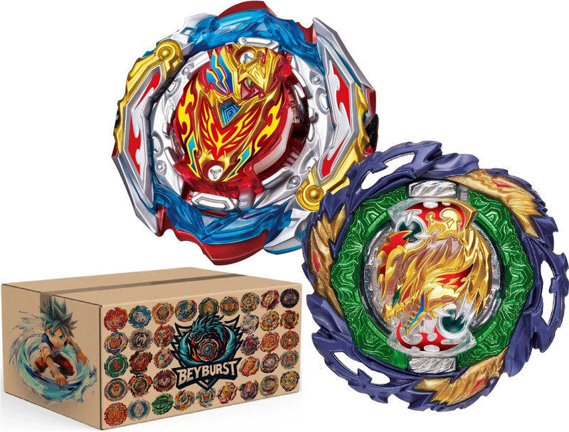 Beyburst B-185 Vanish Fafnair Tp Kc-3 B-201 Zest Achill + A Gear Spinning(Multicolor)