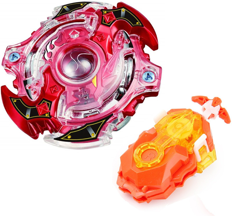 Authfort Bayblade DB B-184 Bay+Launcher LR & B-35 Startr Storm Spregan .K.U Tops,Combo 2(Multicolor)