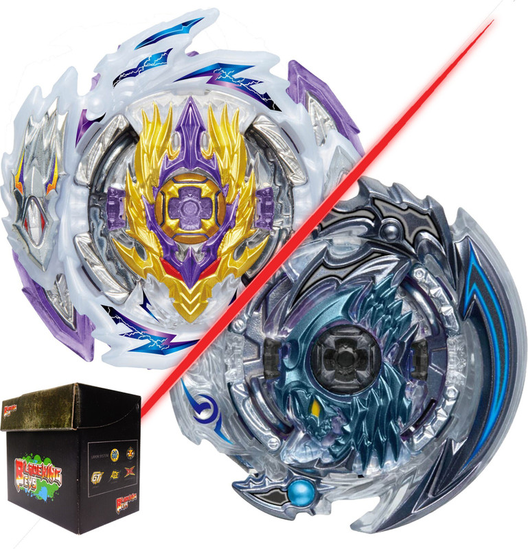 BLADEKING BEYS Rndom Booster B168 Rage Longinus D'3A + B176 Hollow Deathscyther 12Ax Hi Ac'4A(Multicolor)