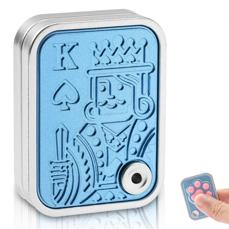 Niralasa Cat Paw Fidget Slider Toy for Adults – Blue Mechanical Push Card EDC Desk Toy(Multicolor)