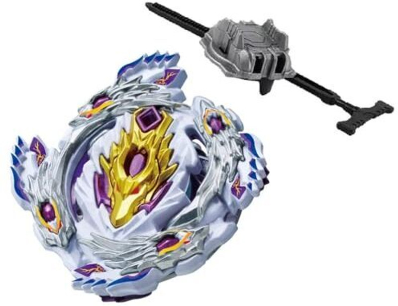 Bestie Toys Busters Top Bloody Longnus With Launcher Cord(Left Spin Top)(Multicolor)