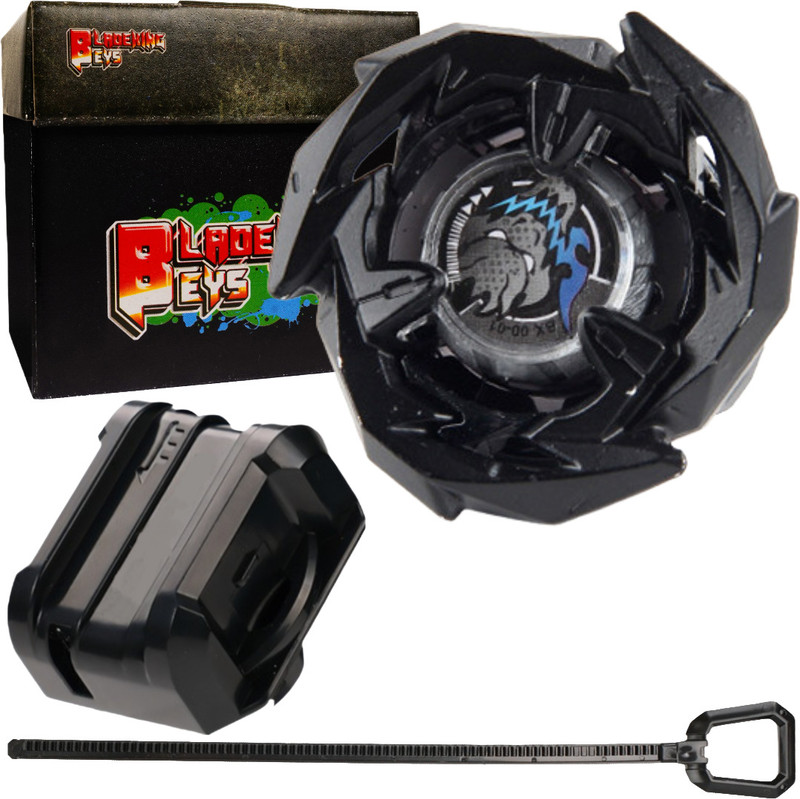 BLADEKING BEYS bx-black 00-01 Dran Sword 3-60F + Small Winder Launcher + Toy Storage Box(Multicolor)