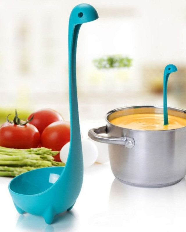 MARMORIS ECOM Multipurpose Plastic Soup Spoon with Long Handle - Multicolor Plastic Soup Spoon(Pack of 1)