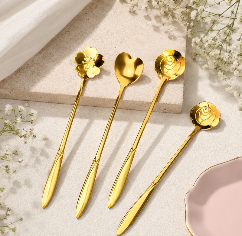 Aryumi Stainless Steel Stainless Stainless Steel Dessert Spoon, Ice Tea Spoon, Salad Spoon, Serving Spoon, Soup Spoon, Table Spoon(Pack of 1)