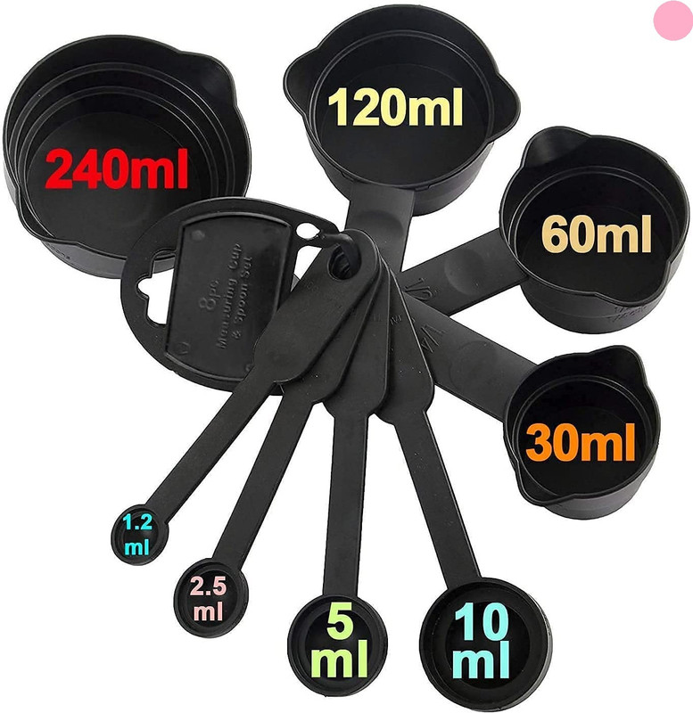BZILO Smart Plastic Measuring Spoon Set of 10-Piece Kitchen Measuring Spoons B_8 Plastic Measuring Spoon(Pack of 1)
