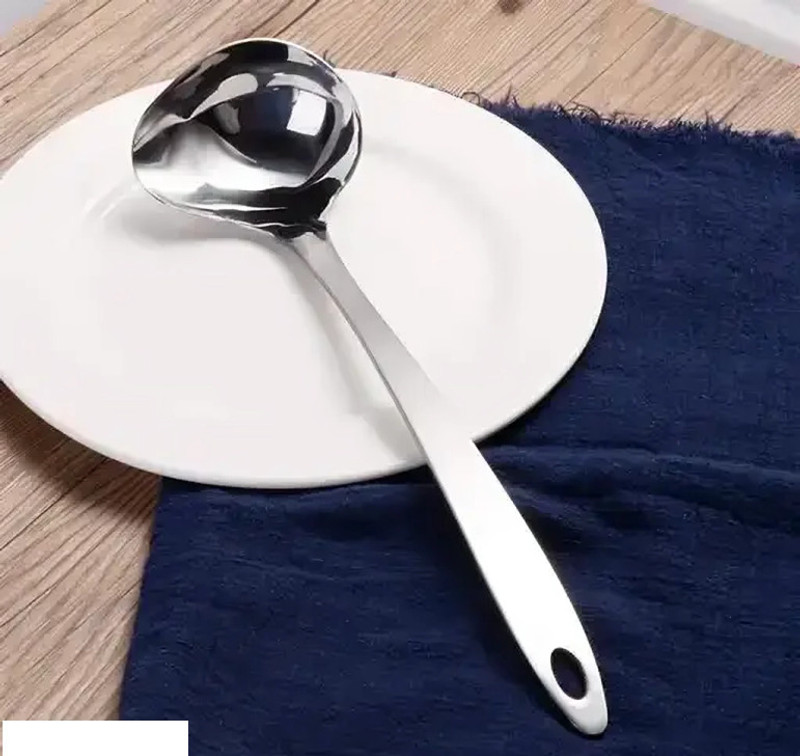 ARSCART Classic Cooking sauce ladle Spoons Steel Ice-cream Spoon(Pack of 1)