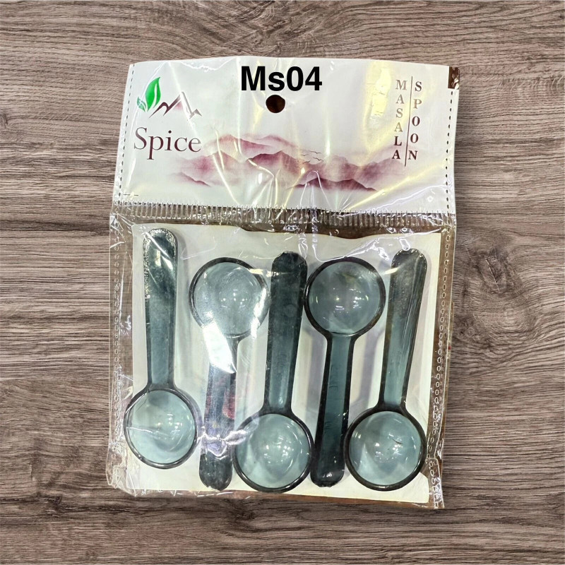 sdh MASALA SPOON 5PCS (MS04) Plastic Tea Spoon Set(Pack of 5)