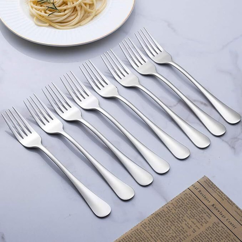 Convay 8 fork Dinner Spoon set Stainless Steel Table Spoon Set(Pack of 8)