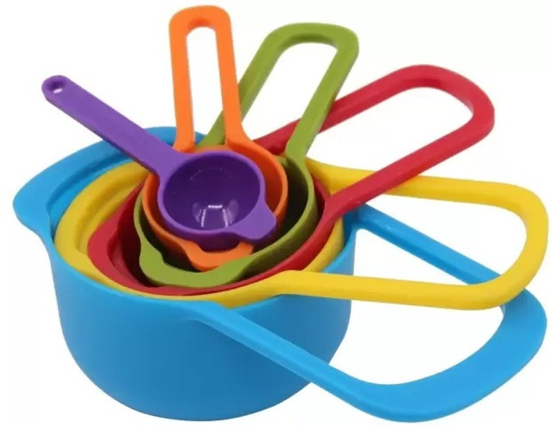 TRISHA MART Measuring Cup Set 250Ml, 6pcs-set Plastic Measuring Spoon Set(Pack of 6)