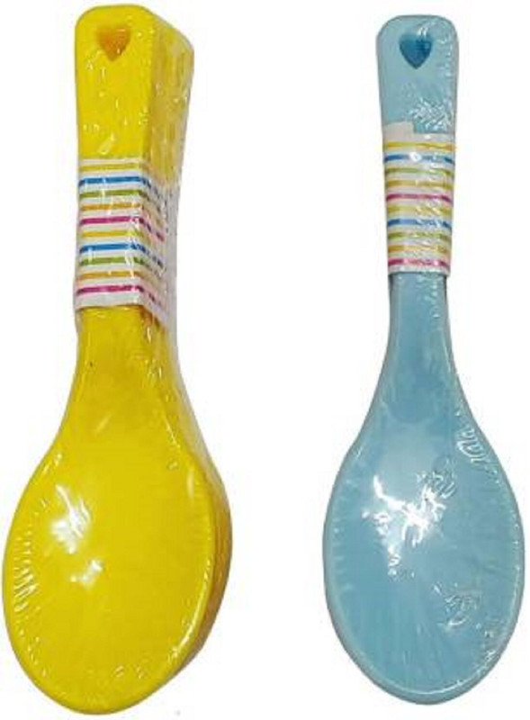 Bekner 12 Pcs Food Plastic Kids Spoon ,picnic spoon ,masala jar spoon Plastic Tea Spoon Set(Pack of 12)