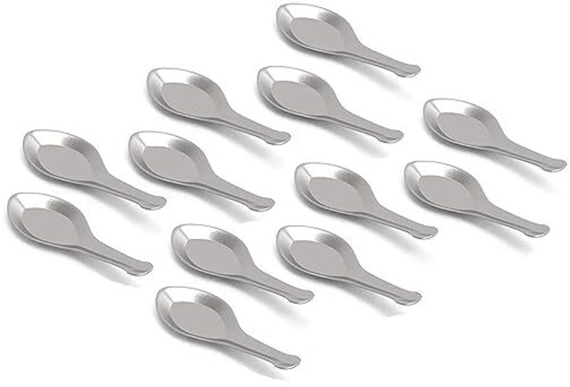 Tekzie 5 steel spoon Steel Measuring Spoon Set(Pack of 5)