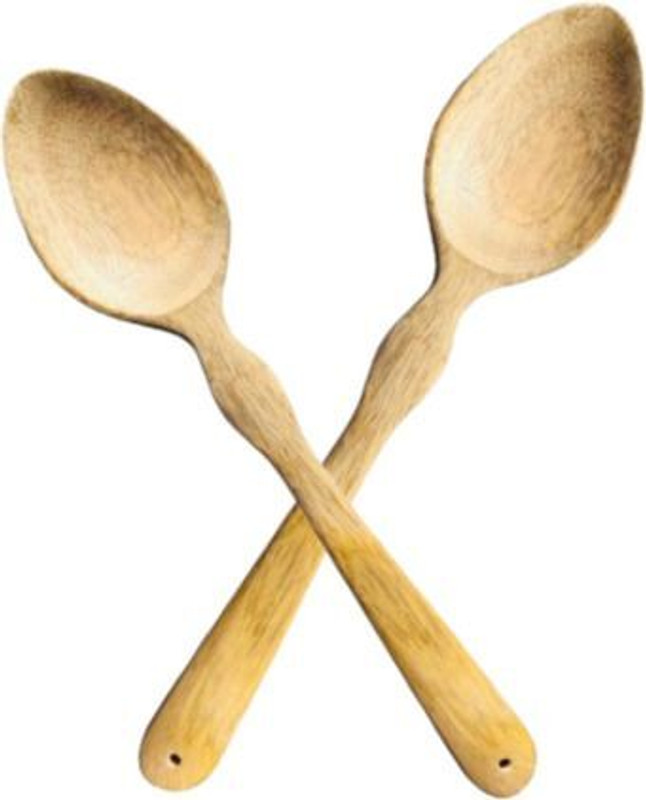 InsTook Kitchenware Handmade Wooden Scoop Spoon for Measuring Sugar Wooden Masala Spoon Wooden Measuring Spoon Set(Pack of 2)