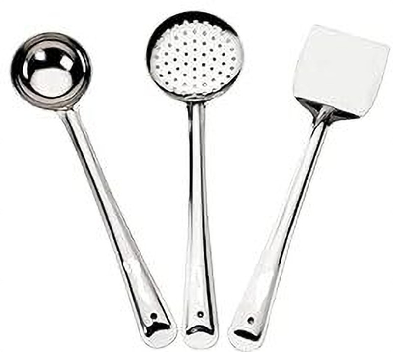 Vijay Stainless Steel Serving Spoon(Pack of 1)