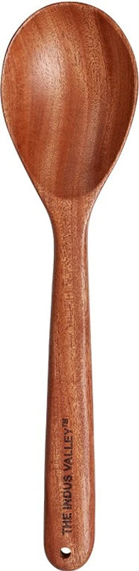 The Indus Valley Neem Round Flip/Spatula/Ladle for Cooking/- 30cm Wooden Serving Spoon(Pack of 1)